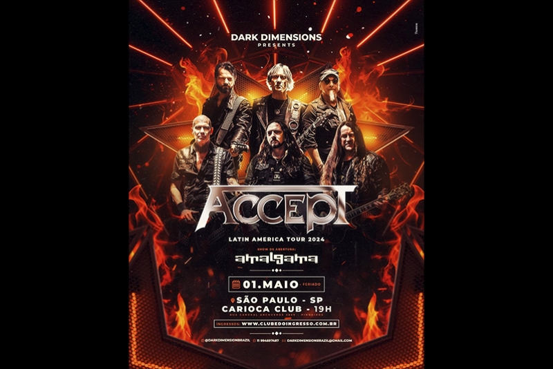 ACCEPT VEM AO BRASIL EM MAIO COM JOEL HOEKSTRA (WHITESNAKE) NA GUITARRA