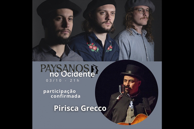 REI MAGRO PRODU&Ccedil;&Otilde;ES APRESENTA &ldquo;PAYSANOS &ldquo; - 3 OUTUBRO - "OCIDENTE AC&Uacute;STICO"