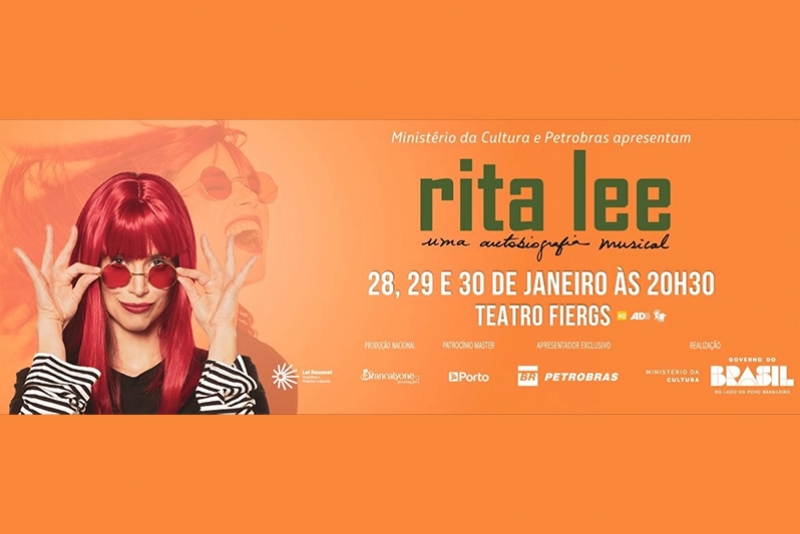 RITA LEE - UMA AUTOBIOGRAFIA MUSICAL CHEGA A PORTO ALEGRE