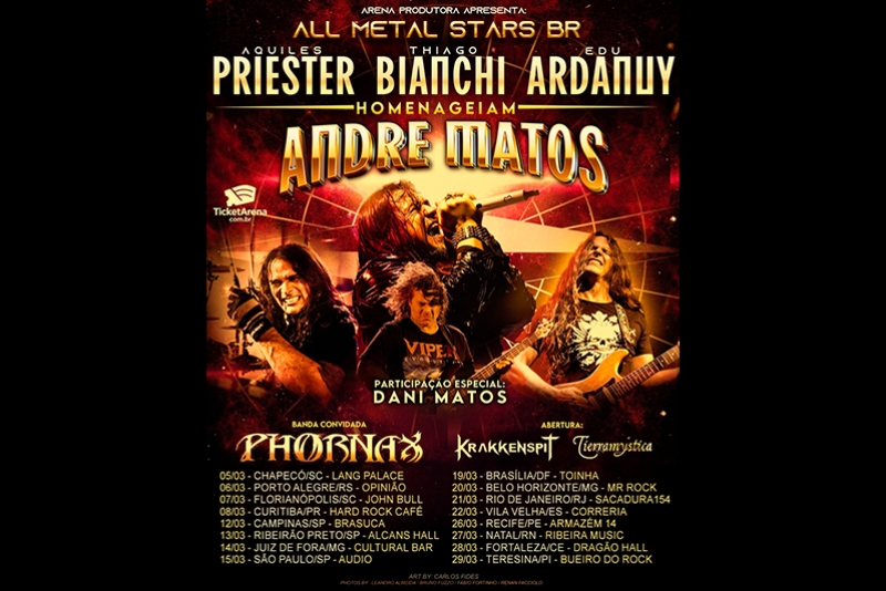 ALL METAL STARS BR APRESENTA &Ocirc;NIBUS QUE SER&Aacute; UTILIZADO NA TURN&Ecirc; EM HOMENAGEM A ANDRE MATOS