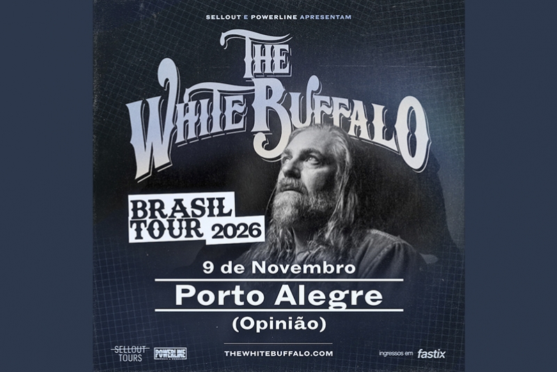 THE WHITE BUFFALO RETORNA A PORTO ALEGRE EM NOVEMBRO NO BAR OPINI&Atilde;O