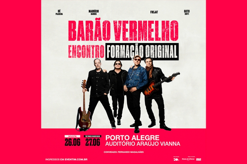 BAR&Atilde;O VERMELHO - SHOW EXTRA NO AUDIT&Oacute;RIO ARA&Uacute;JO VIANNA