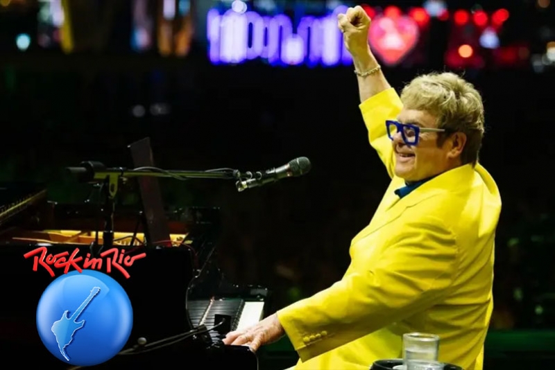 HIST&Oacute;RICO! ELTON JOHN FAZ SHOW ARREBATADOR E ENCERRA PRIMEIRO FIM DE SEMANA DO ROCK IN RIO 2026 COM CHAVE DE OURO E MUITO BRILHO