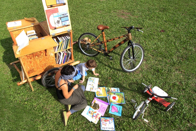 BAMBU CICLOTECA NO PARQUE DA REDENÇÃO - ÚLTIMO DIA!