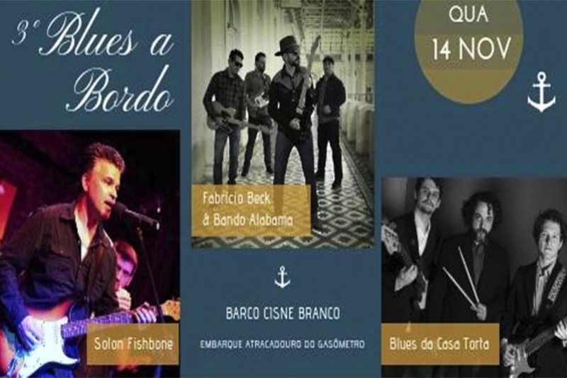 ESPAÇO CULTURAL FLUTUANTE CISNE BRANCO APRESENTA: TERCEIRO BLUES A BORDO