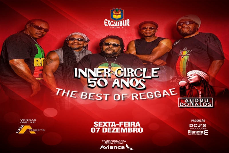JAMAICA NO BRASIL - INNER CIRCLE E ANDRU DONALDS NO MESMO PALCO EM CAMPINAS