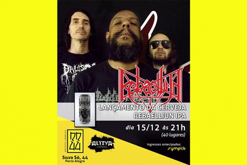 REBAELLIUN FAZ SHOW DE LANÇAMENTO DE CERVEJA IPA NO RR44, EM PORTO ALEGRE