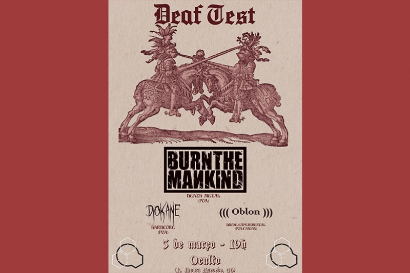 INGRESSOS JÁ DISPONÍVEIS PARA O SHOW DO DEAF TEST EM PORTO ALEGRE