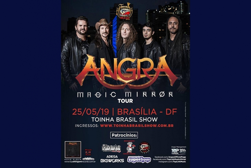 ANGRA: CONFIRMA NOVA TURNÊ E ANUNCIA SHOW EM BRASÍLIA 