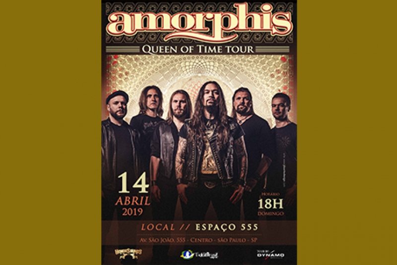 AMORPHIS: INFORMAÇÕES GERAIS SOBRE O SHOW DE SÃO PAULO