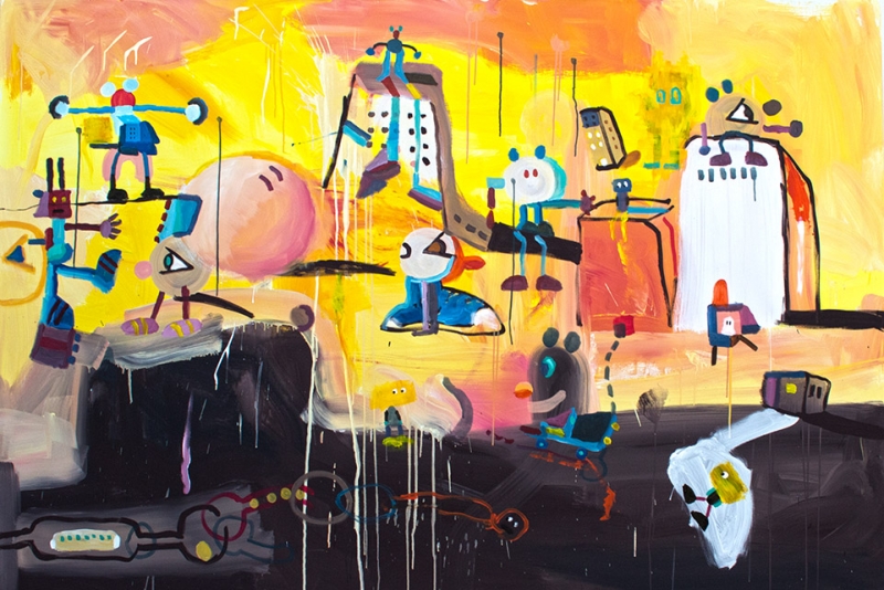 STATION TO STATION - PINTURAS E OBJETOS DE ITURRUSGARAI ABRE A TEMPORADA 2019 NO MUSEU DO TRABALHO