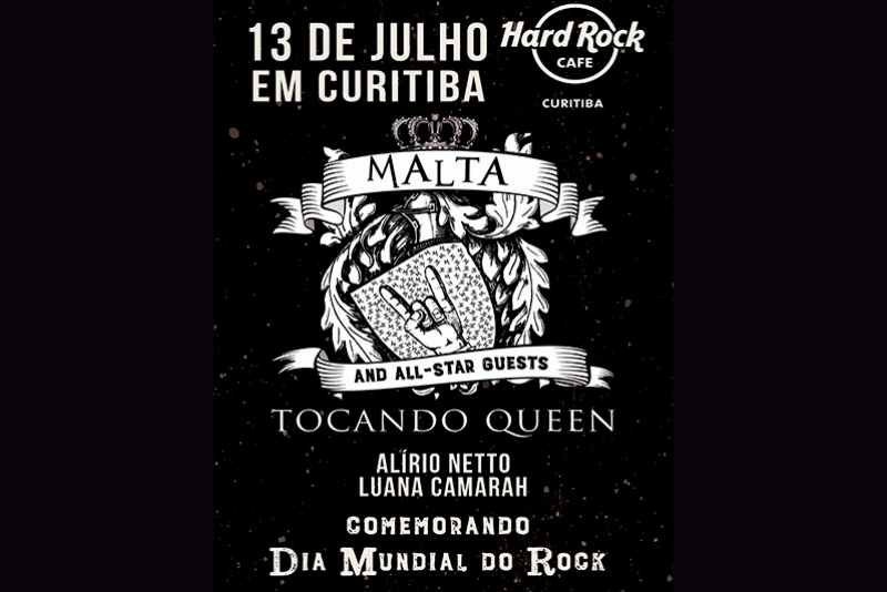MALTA CONFIRMA TRIBUTO AO QUEEN COM PARTICIPAÇÃO DE ALÍRIO NETTO NO DIA MUNDIAL DO ROCK