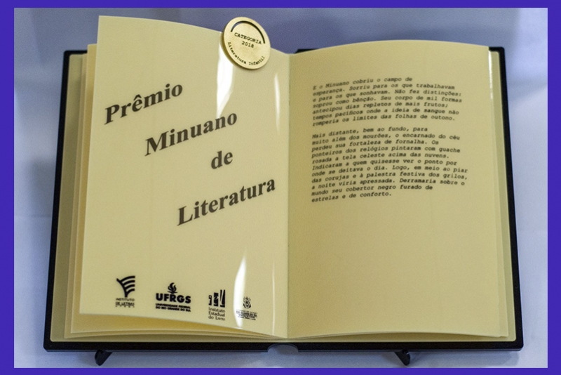 PRÊMIO MINUANO DE LITERATURA: INSCRIÇÕES VÃO ATÉ 29 DE JUNHO