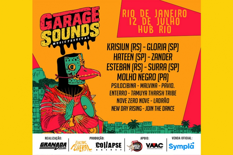 GARAGE SOUNDS 2019 COMEÇA NO RIO DE JANEIRO, EM JULHO, E ALIA MÚSICA À GASTRONOMIA E IFESTYLE