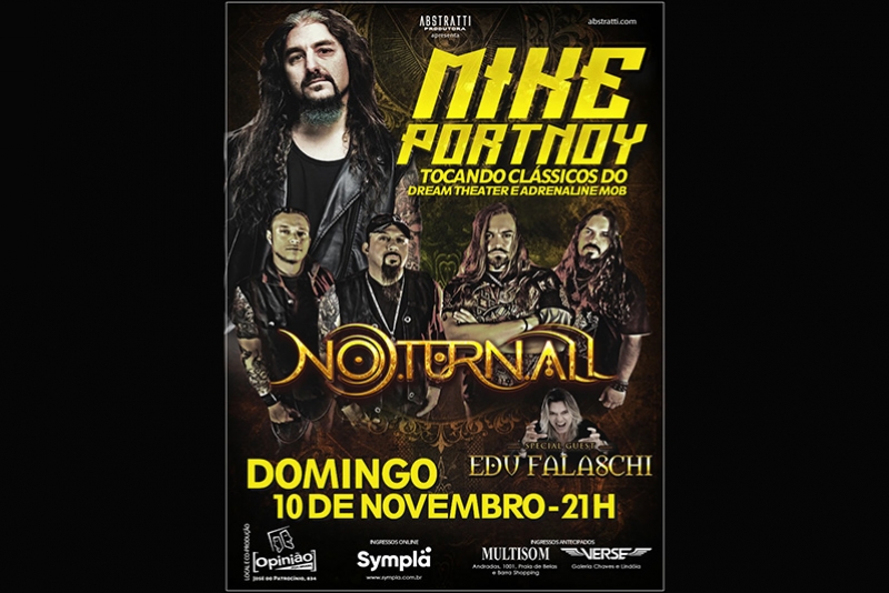 ABSTRATTI PRODUTORA APRESENTA: MIKE PORTNOY & NOTURNALL - PARTICIPAÇÃO ESPECIAL: EDU FALASCHI