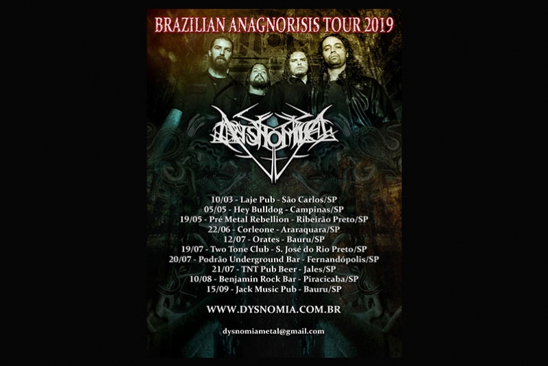 BANDA DYSNOMIA ANUNCIA CAMPANHA PARA DIVULGAÇÃO DE MERCH