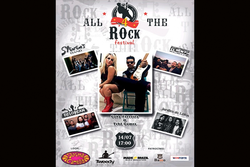 ALL 4 THE ROCK FESTIVAL - DANDO VISIBILIDADE A CENA INDEPENDENTE GAÚCHA NO DIVINA COMÉDIA (14/7)
