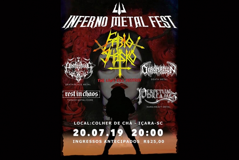 REST IN CHAOS: BANDA É UMA DAS ATRAÇÕES DO GRANDE INFERNO METAL FEST