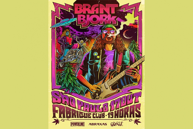 BRANT BJORK ESTREIA NO BRASIL COM SHOW ÚNICO EM SÃO PAULO