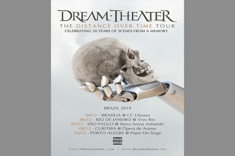 LIBERATION TOUR BOOKING APRESENTA DREAM THEATER NO PEPSI ON STAGE