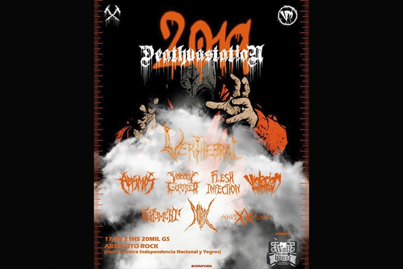 VERTHEBRAL: ‘DEATHVASTATION 2019’ ACONTECE NESTE FIM DE SEMANA