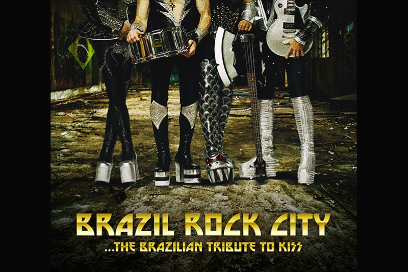 CONFIRA A CAPA DE “BRAZIL ROCK CITY... THE BRAZILIAN TRIBUTE TO KISS”, FEITA PELO ARTISTA ALCIDES BURN