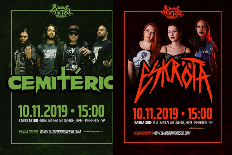 CEMITÉRIO E ESKRÖTA ENTRAM NO LINEUP DO KOOL METAL FEST, COM BRUJERIA
