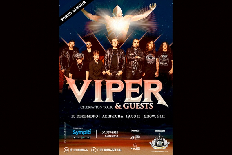 VIPER & GUESTS: BANDA CONFIRMA SHOW EM PORTO ALEGRE