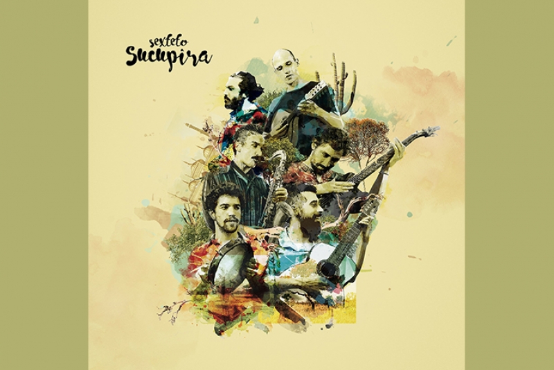SEXTETO SUCUPIRA LANÇA ÁLBUM DE “FORRÓ JAZZ CIGANO TROPICAL” COM NICOLAS KRASSIK, CARLOS MALTA, JÚLIA VARGAS, MARCELO CALDI E MARCO LOBO
