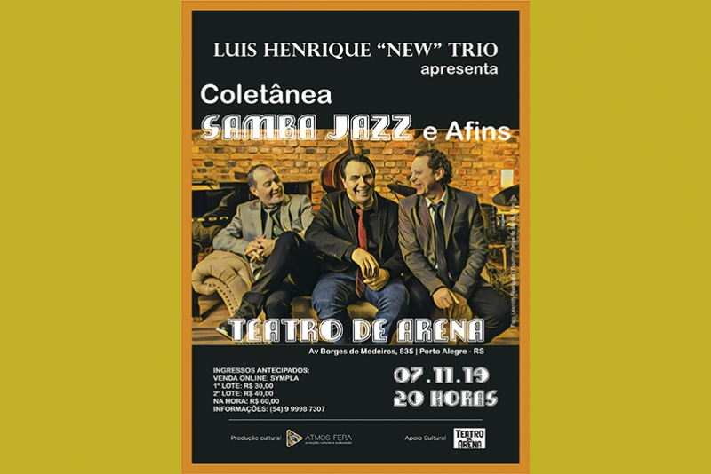 SAMBA JAZZ E AFINS NO TEATRO DE ARENA
