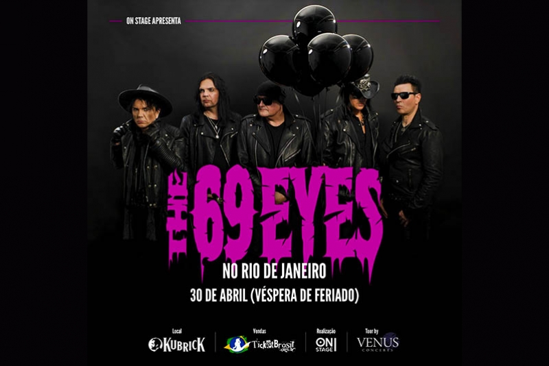 FINLANDESES DO THE 69 EYES TRAZEM TURNÊ DO NOVO DISCO AO RIO DE JANEIRO