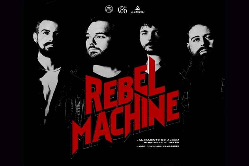 REBEL MACHINE LANÇA SEU NOVO CD EM SHOW NESSE SÁBADO