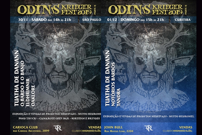 TUATHA DE DANANN E MAIS 5 BANDAS EXALTAM O FOLK NO NOVO ODIN’S KRIEGER FEST