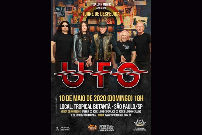 UFO: LENDÁRIA BANDA RETORNA AO BRASIL