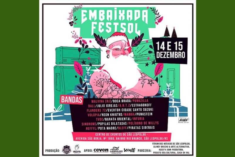 EMBAIXADA FESTSOL NOS DIAS 14 E 15/12