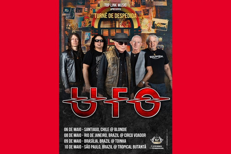 UFO: CONFIRA TODAS AS DATAS DA TURNÊ DE DESPEDIDA NA AMÉRICA LATINA