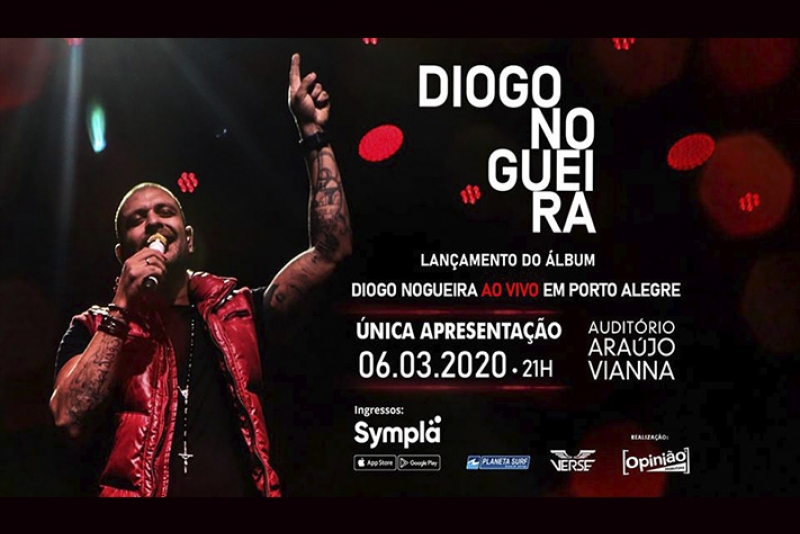 AUDITÓRIO ARAÚJO VIANNA APRESENTA DIOGO NOGUEIRA - 1° LOTE DE INGRESSOS ESGOTADO