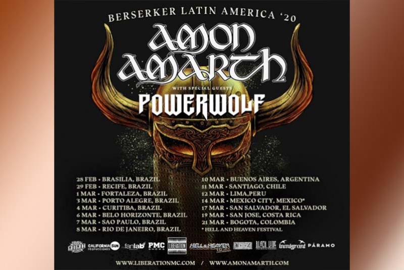 AMON AMARTH & POWERWOLF AO VIVO EM PORTO ALEGRE