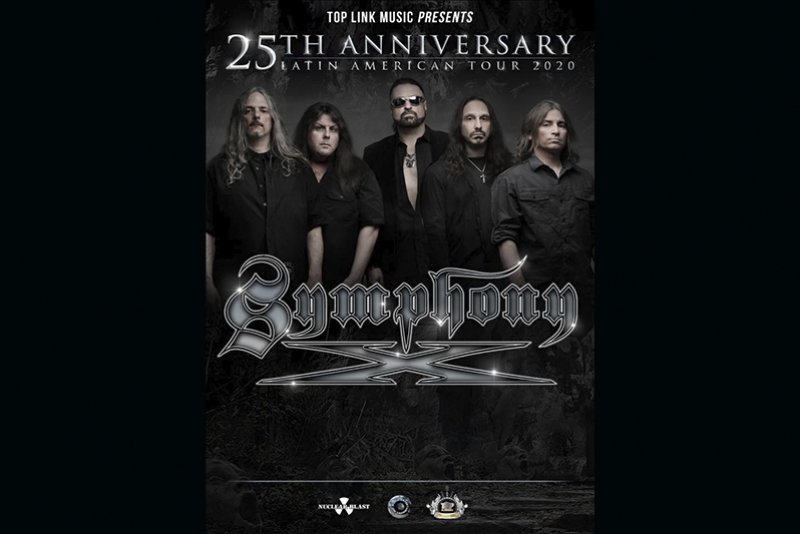 SYMPHONY X CONFIRMA TURNÊ PELA AMÉRICA LATINA EM AGOSTO PARA COMEMORAR 25 ANOS DE CARREIRA E SEUS GRANDES SUCESSOS