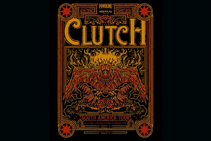 CLUTCH, ÍCONE MUNDIAL DO HARD ROCK/STONER, VOLTA AO BRASIL EM ABRIL DE 2020