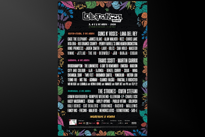 ATRAÇÕES DO LOLLAPALOOZA BRASIL 2020, CAGE THE ELEPHANT E VAMPIRE WEEKEND BRILHAM NO GRAMMY AWARDS