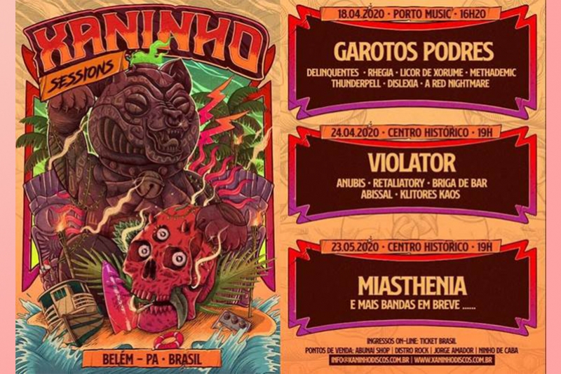 MIASTHENIA: CONFIRMADO COMO ATRAÇÃO PRINCIPAL DO XANINHO SESSIONS, QUE SERÁ REALIZADO EM MAIO NA CIDADE DE BELÉM DO PARÁ