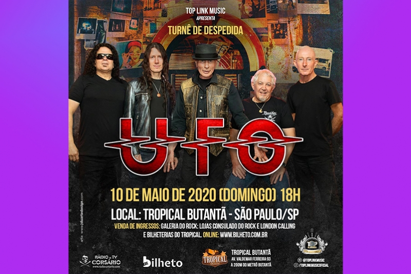 EM VÍDEO, VINNIE MOORE, GUITARRISTA DA BANDA UFO, DIZ QUE A BANDA TODA ESTÁ ANSIOSA PELO SHOW EM SP