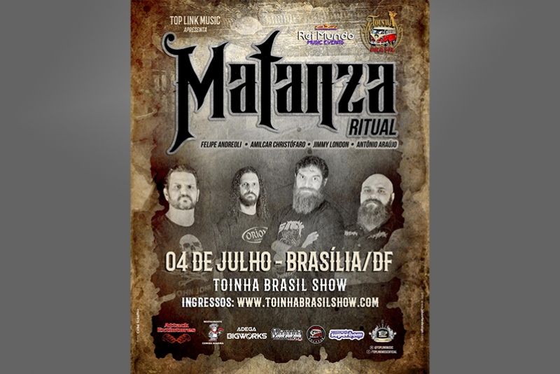 MATANZA RITUAL SE APRESENTA EM JULHO