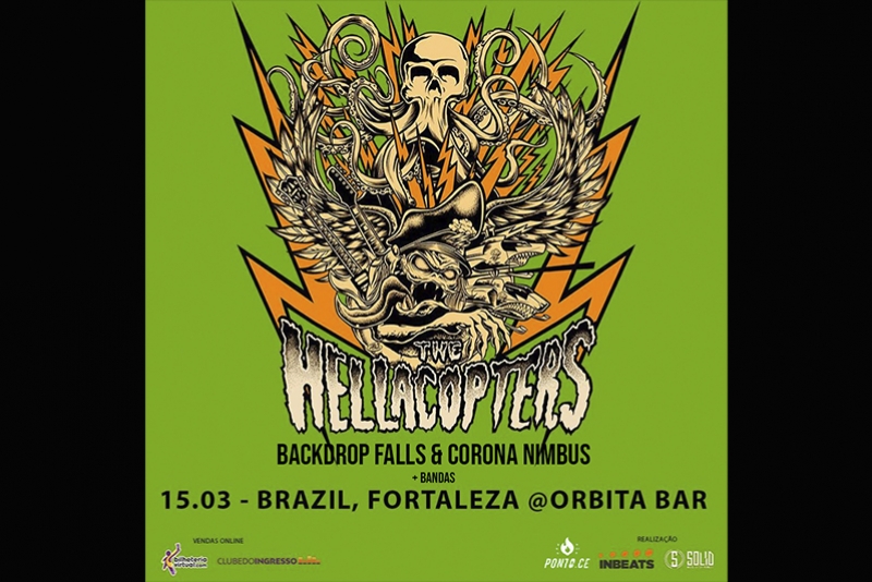 BACKDROP FALLS E CORONA NIMBUS ABREM SHOW DA BANDA SUECA THE HELLACOPTERS