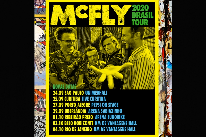 ADIAMENTO SHOWS DO MCFLY