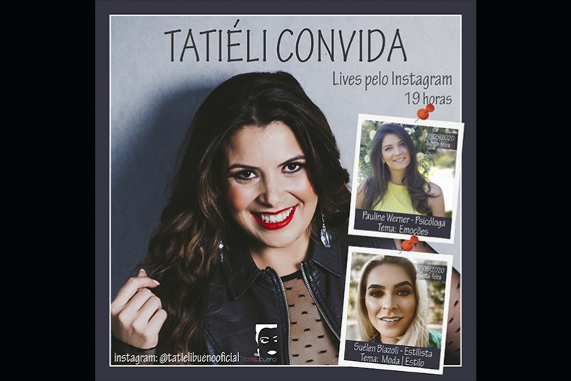 TATIÉLI CONVIDA DIAS 12 E 14/05/2020