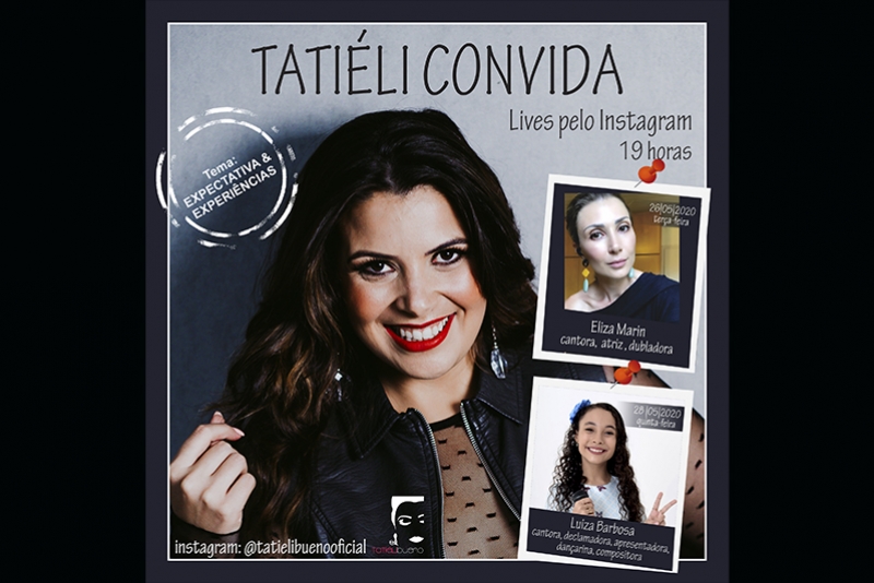 TATIÉLI CONVIDA BATE-PAPO COM ELIZA MARIN - BANDA BARRA DA SAIA (SP) E LUIZA BARBOSA (FINALISTA THE VOICE KIDS 2019)