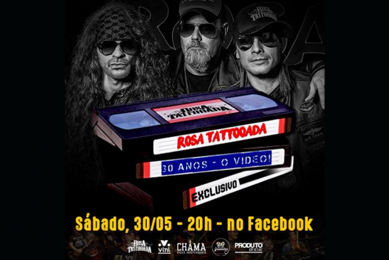 ROSA TATTOOADA – LIVE ESPECIAL NO PRÓXIMO DIA 30/5