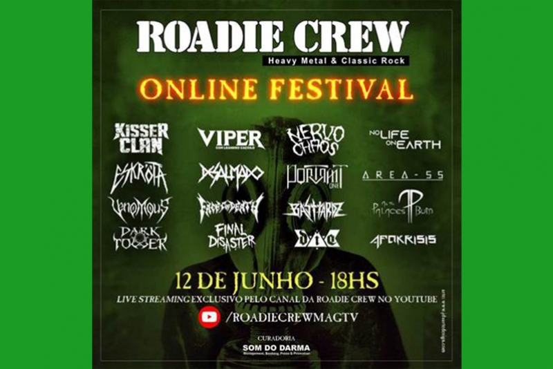 D.I.E.: BANDA É CONFIRMADA EM FESTIVAL ONLINE DA ROADIE CREW